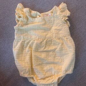 Cat & Jack Yellow Baby Romper